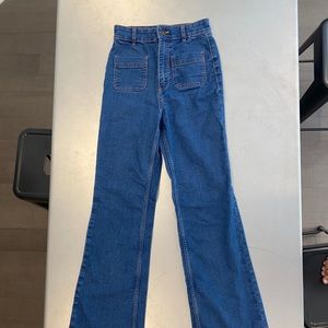 High Waister Boot Cut Jeans